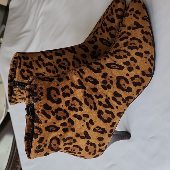 Impo Shoes - NEW! Impo Naima Animal Print Stretch Bootie, 6